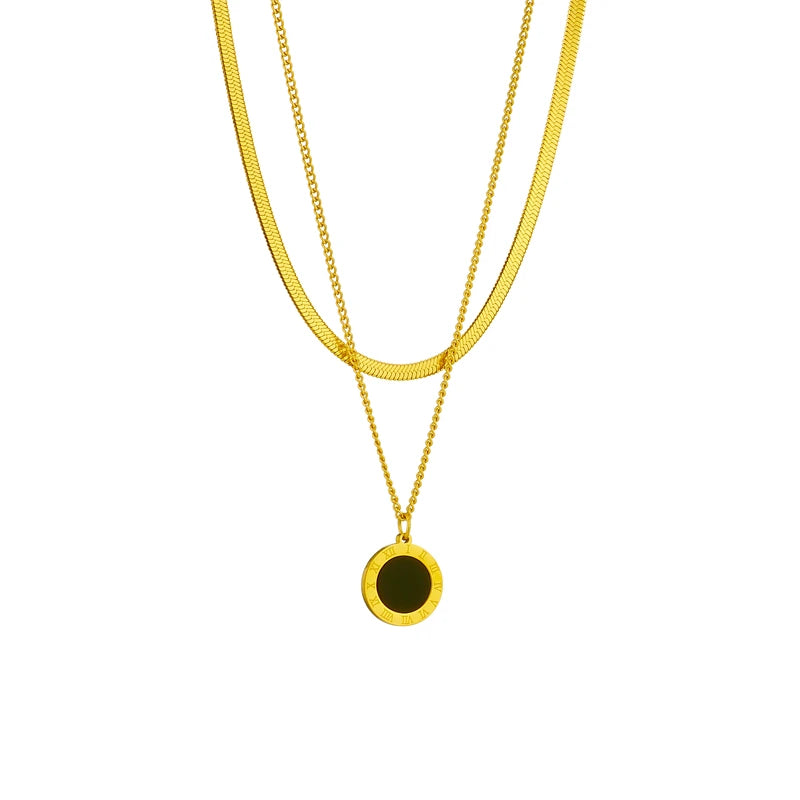 Collar eclipse dorado