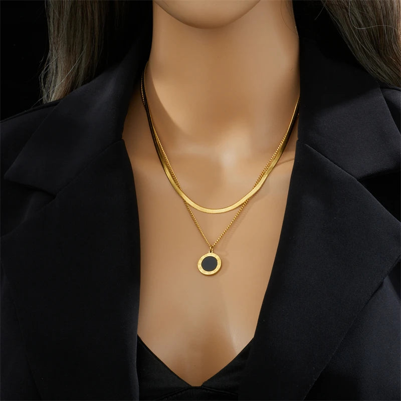 Collar eclipse dorado